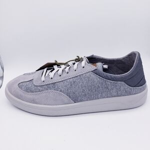 OluKai Puliki Shoes Gray Poi Charcoal Casual Sneakers